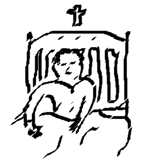 A boy in bed
