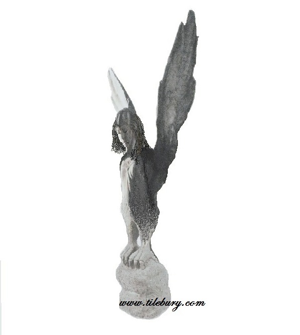 A Stone statue of a Harpy